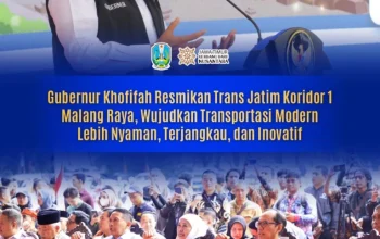 Perluas Akses Transportasi Publik dan Konektivitas, Gubernur Khofifah Resmikan Trans Jatim Koridor 1 Malang Raya