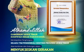 Gubernur Khofifah Raih Penghargaan BKKBN Berkat Keberhasilan Tekan Angka Stunting Jatim