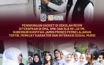 Gubernur Jawa Timur Terapkan Disiplin Digital di Sekolah, Lindungi Siswa dari Dampak Negatif Gadget