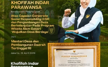 Gubernur Khofifah Raih Apresiasi Nasional, Desa Wisata Gosari Makin Bersinar