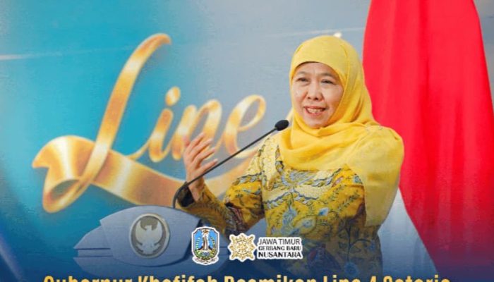 Resmikan Line Baru Satoria, Gubernur Khofifah Pastikan Pasokan Infus Rumah Sakit Aman