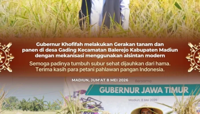Gubernur Khofifah Sebut Jatim Jadi Pilar Ketahanan Pangan Indonesia di Tengah Krisis Global