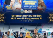 Hari Buku Nasional 2026 dan HUT Ke-46 Perpusnas RI, Khofifah Tekankan Pentingnya Literasi