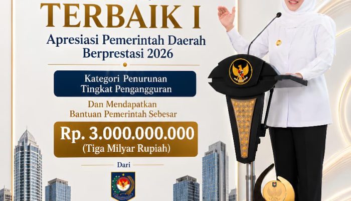 Pengangguran Terbuka Jatim Lebih Rendah dari Nasional, Gubernur Khofifah Terima Penghargaan Kemendagri