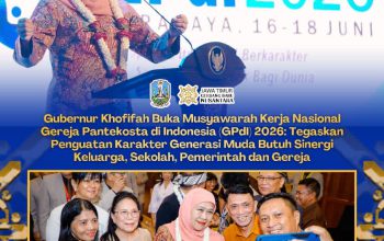 Gubernur     Khofifah Dorong GPdI Jadi Mitra Strategis Membangun Generasi Berkarakter