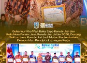 Gubernur     Khofifah: Jasa Konstruksi Berperan Strategis Ciptakan Lapangan Kerja dan Daya Saing Daerah