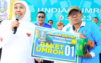 Gubernur Khofifah Ajak Warga Jawa Timur Rayakan Tahun Baru Islam 1448 H Melalui Jalan Sehat