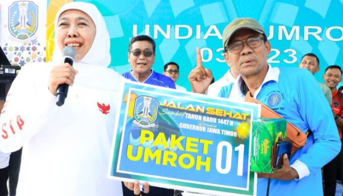 Gubernur Khofifah Ajak Warga Jawa Timur Rayakan Tahun Baru Islam 1448 H Melalui Jalan Sehat