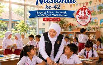 Gubernur Khofifah Tegaskan Perlindungan Anak Jadi Prioritas Pembangunan SDM Jawa Timur