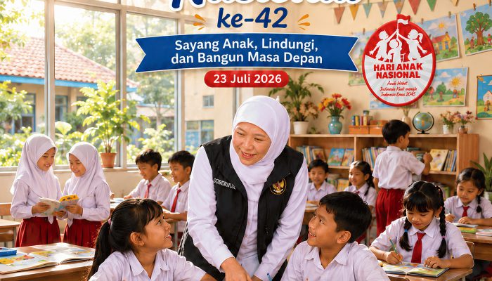 Gubernur Khofifah Tegaskan Perlindungan Anak Jadi Prioritas Pembangunan SDM Jawa Timur