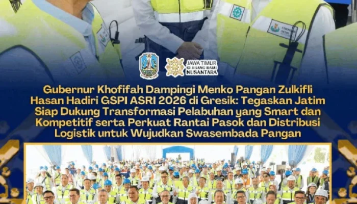 Gubernur Khofifah Dampingi Zulhas, Jatim Optimistis Pimpin Transformasi Pelabuhan Nasional
