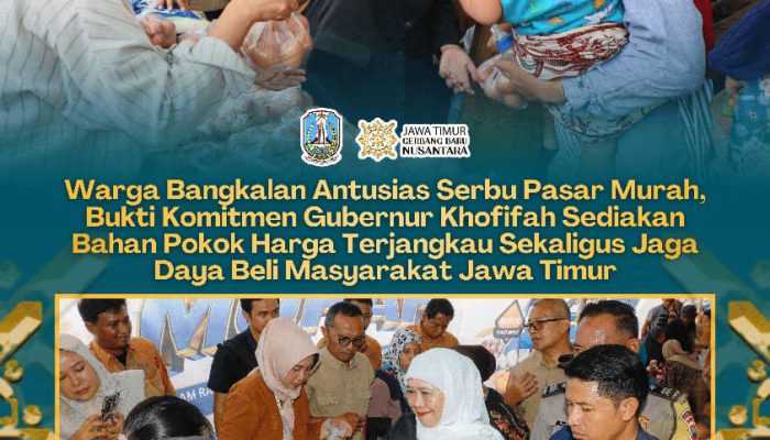 Gubernur Khofifah Indar Parawansa: Pasar Murah Jadi Solusi Stabilkan Harga Pangan dan Perkuat Ekonomi Rakyat