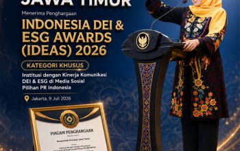 Pemprov Jatim Raih IDEAS 2026, Gubernur Khofifah Tegaskan Komunikasi Publik Harus Berdampak bagi Masyarakat