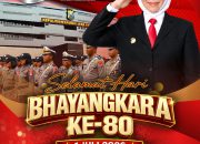 Peringati Hari Bhayangkara Ke-80, Gubernur Khofifah Dorong Polri Semakin Profesional, Humanis dan Presisi