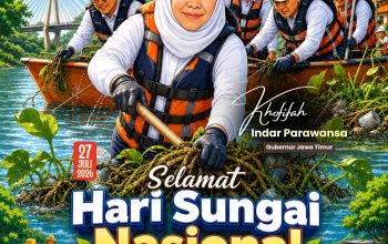 Gubernur  Khofifah Serukan Kolaborasi Nasional Selamatkan Sungai dari Pencemaran