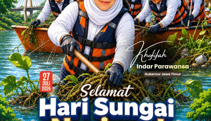 Gubernur  Khofifah Serukan Kolaborasi Nasional Selamatkan Sungai dari Pencemaran