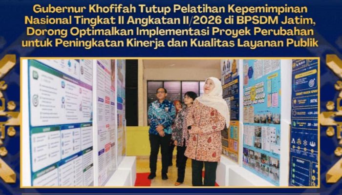 Gubernur Khofifah: Kepemimpinan Adaptif dan Inovatif Jadi Fondasi Peningkatan Kinerja ASN