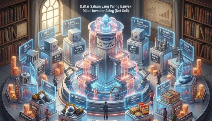 Aksi Jual Asing Berlanjut, Saham Blue Chip Jadi Target Profit Taking