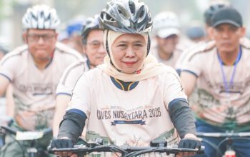 Gubernur Khofifah: Gowes Nusantara Jadi Ruang Perkuat Kebersamaan dan Kolaborasi Antar Institusi