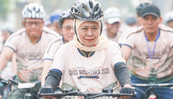 Gubernur Khofifah: Gowes Nusantara Jadi Ruang Perkuat Kebersamaan dan Kolaborasi Antar Institusi