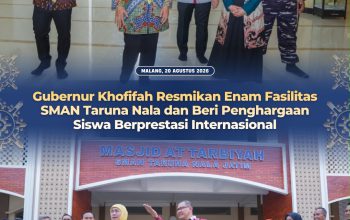 Resmikan 6 Fasilitas Baru Taruna Nala Malang, Gubernur Khofifah Tekankan Pendidikan Berbasis Karakter