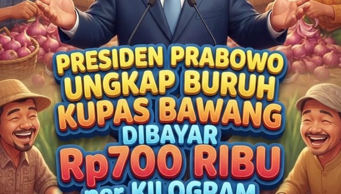 Prabowo Ungkap Ibu Susana Dibayar Rp700 Ribu per Kg Kupas Bawang, Ini Perbandingannya dengan Harga Pasar**