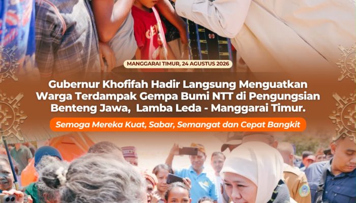 Gubernur Khofifah Sapa Anak-Anak Pengungsi Gempa, Siapkan Tas dan Sepatu Sekolah