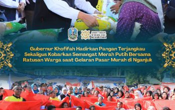 Gubernur Khofifah Hadir di Pasar Murah Nganjuk, Beras hingga Minyak Dijual di Bawah Harga Pasar