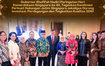 Jatim\-Singapura Perkuat Kemitraan Ekonomi, Gubernur Khofifah Soroti Potensi Investasi dan Perdagangan**