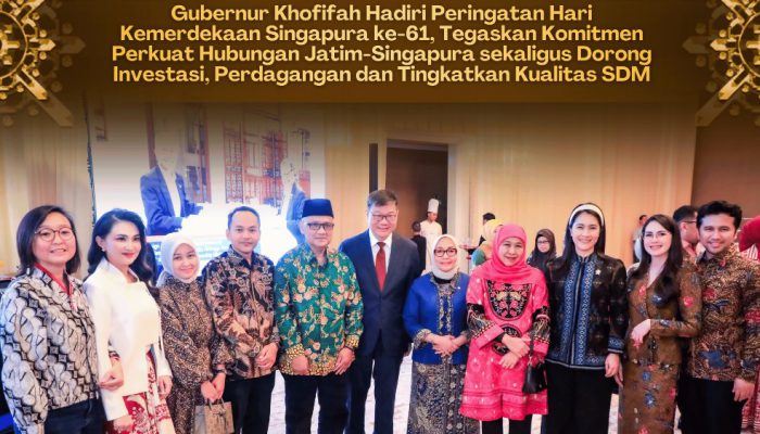 Jatim\-Singapura Perkuat Kemitraan Ekonomi, Gubernur Khofifah Soroti Potensi Investasi dan Perdagangan**