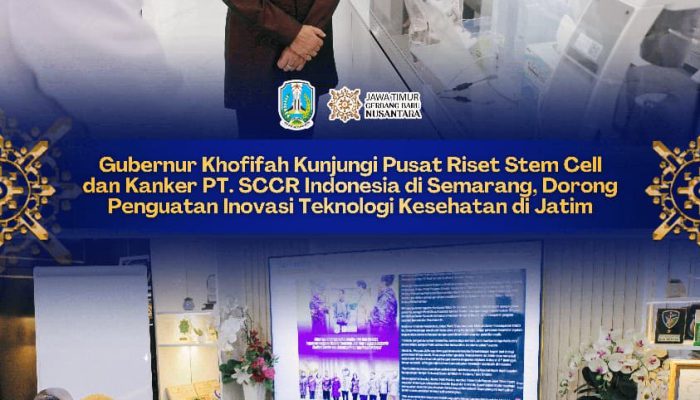 Lihat Langsung Riset Stem Cell dan Kanker, Khofifah: Kemampuan Anak Bangsa Luar Biasa