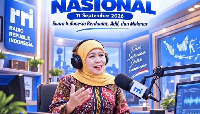 HUT ke-81 RRI, Khofifah Tekankan Pentingnya Radio sebagai Sumber Informasi Kredibel
