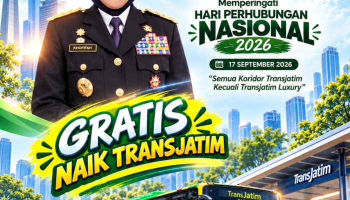 Peringati Harhubnas 2026, Gubernur Khofifah Gratiskan Trans Jatim di 8 Koridor