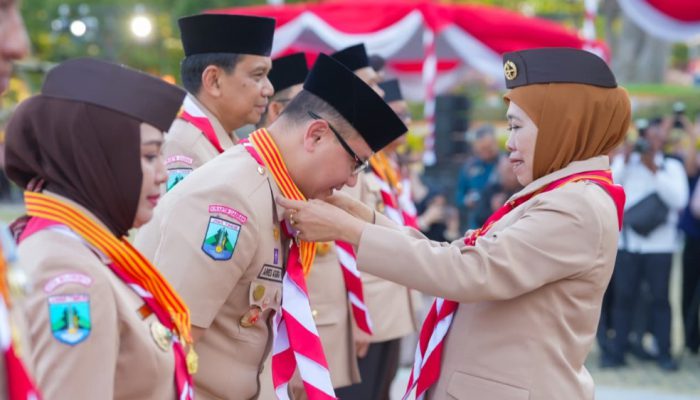 Gubernur Khofifah: Pramuka Harus Jadi Wadah Pembentukan Karakter dan Ketahanan Pangan