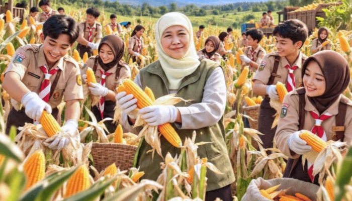 Jatim Konsisten Jadi Produsen Padi Tertinggi Nasional, Khofifah Apresiasi Perjuangan Petani