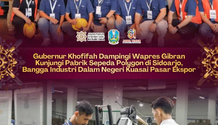 Khofifah Ajak Masyarakat Bangga Buatan Indonesia, Polygon Jadi Contoh Produk Lokal Mendunia