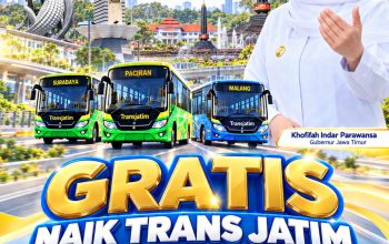 Gubernur Khofifah Jadikan HUT Jatim Momentum Perluas Penggunaan Transportasi Publik