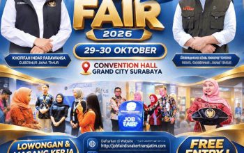 Job Fair Inklusif 2026 Dibuka, Khofifah Hadirkan Ribuan Lowongan Kerja dan 70 Peluang Magang