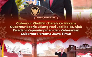 Jelang Hari Jadi ke-81 Jatim, Khofifah Kenang Keberanian RMTA Soerjo Pertahankan Kemerdekaan