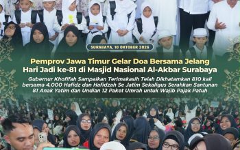 810 Kali Khataman Al-Qur’an, Khofifah Panjatkan Doa untuk Keselamatan dan Kedamaian Jawa Timur