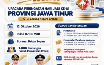 500 Kuota Ludes dalam 31 Detik, Warga Antusias Rayakan Hari Jadi ke-81 Jawa Timur di Grahadi