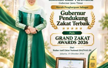 Grand Zakat Award 2026 untuk Khofifah, Bukti Komitmen Jatim Perkuat Ekonomi Umat