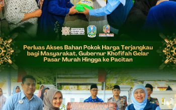 Jaga Daya Beli dan Tekan Inflasi, Khofifah Hadirkan Pasar Murah di Pacitan