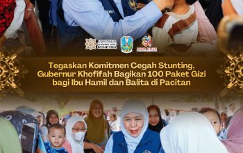 Tak Sekadar Bantuan Pangan, Khofifah Beri Edukasi Gizi dan Perawatan Bayi bagi Ibu di Pacitan