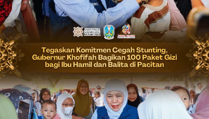 Tak Sekadar Bantuan Pangan, Khofifah Beri Edukasi Gizi dan Perawatan Bayi bagi Ibu di Pacitan