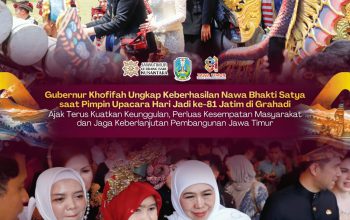 Khofifah Pimpin Upacara HUT ke-81 Jatim, Kemiskinan Turun dan Pengangguran Tercatat 3,42 Persen